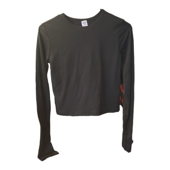 MOOD Brand. NEW. Long sleeve crop top. vary good quality. (sku318) - Picture 5 of 5